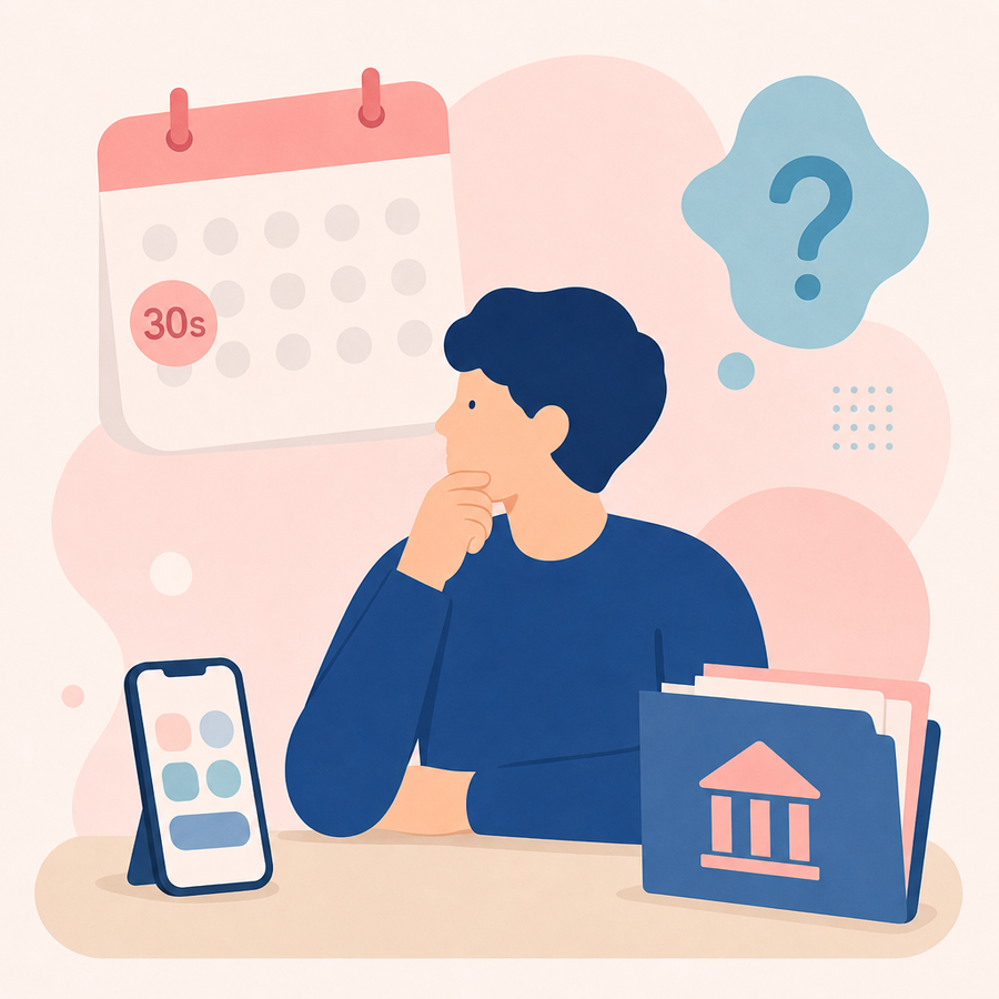 30代の婚活で進め方を仮置きするイメージ