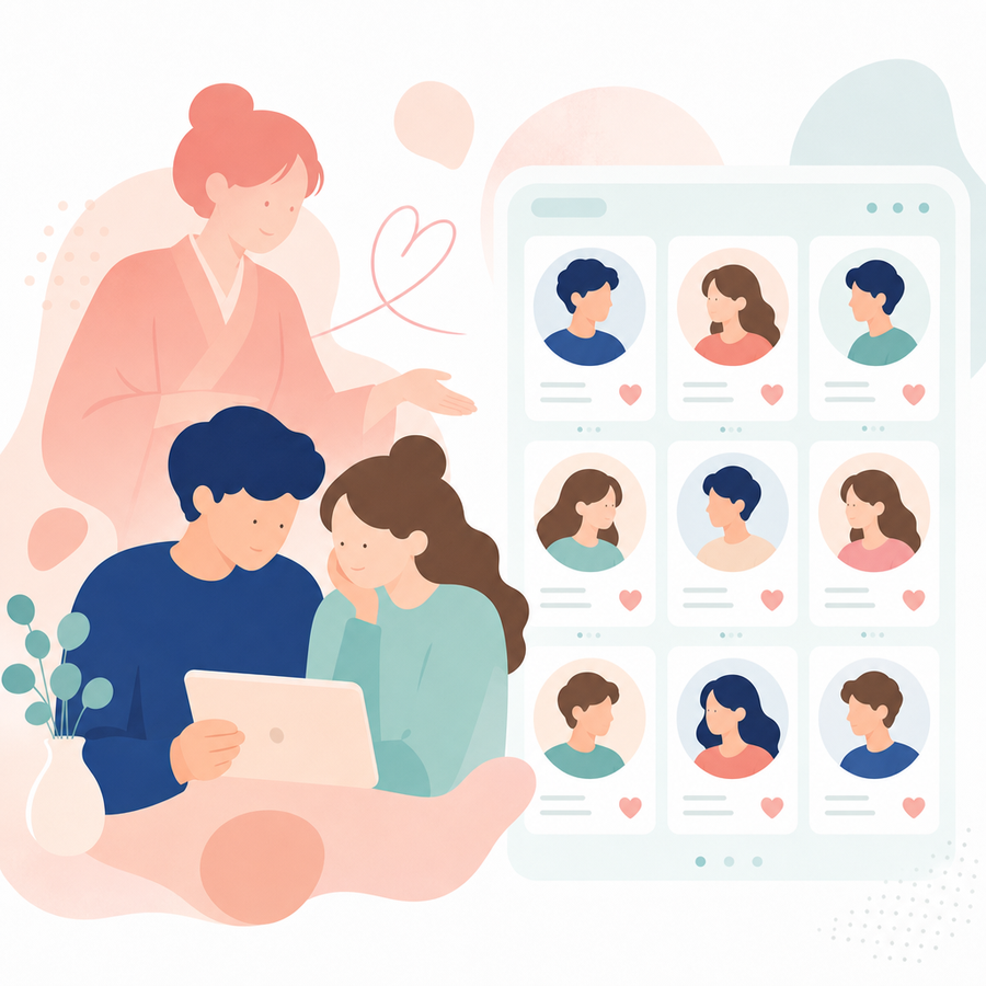 伴走がほしいか、自分で探したいかを考えるイメージ